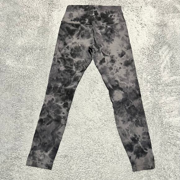 Lululemon Athletica Pants - Lululemon Align Leggings Womens 8 High Rise 25" Diamond Dye Pitch Grey Graphite